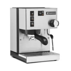 Silver lever coffee machine for home use, Rancilio Silvia E.