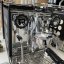 Home lever espresso machine Rocket Espresso Appartamento in black and white with 9 bar pressure.