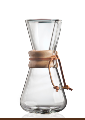 Chemex Classic mit Holzgriff, 6 Tassen (880 ml)