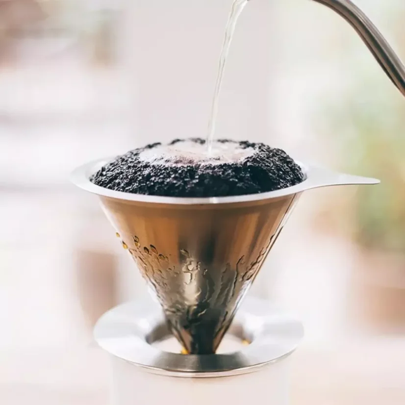 Hario V60-02 Double Mesh Metal Dripper DMD-02-HSV