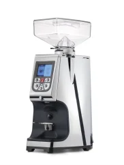 Moulin à café électrique argenté Eureka Atom 60.