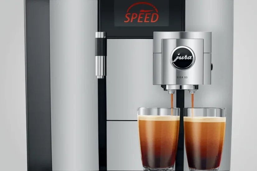 Quick beverage preparation thanks to the Speed function.