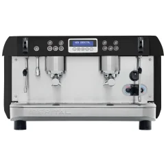 Professional lever espresso machine Iberital New Iberital Standard 2GR, made of durable steel, suitable for cafés and restaurants.