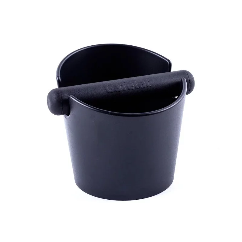 The Small Tubbi in black is a practical and stylish knock box for professional and home use.