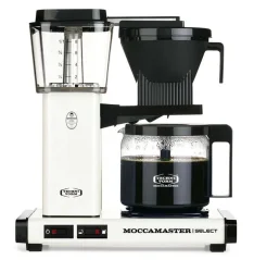 Moccamaster KBG Select Technivorm alb pentru cafea.