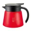 Cafetière isotherme Hario V60-02 en acier inoxydable d'une capacité de 600 ml, de couleur rouge.