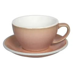 Loveramics Egg - Cafe Latte 300 ml csésze és csészealj - Rózsaszín