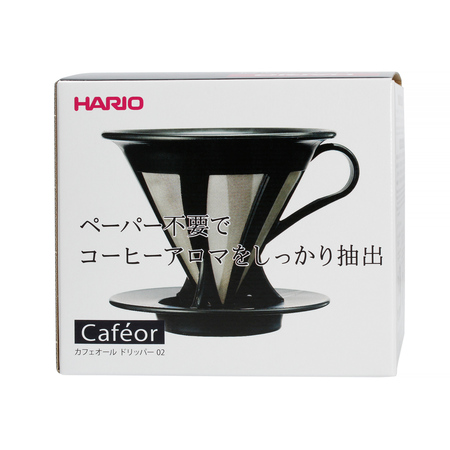 Hario Cafeor Dripper μαύρο CFOD-02B