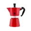 Bialetti Moka Express for 6 cups in red color.