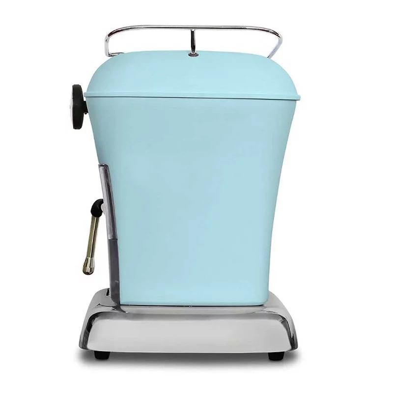 Espressomaschine Ascaso Dream ONE Kid Blue in Blau mit Vibrationspumpe, ideal für die Zubereitung von Espresso zu Hause.