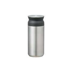 Kinto Travel Tumbler Stainless Steel 350 ml ze stali nierdzewnej - Filiżanki do kawy i kubki termiczne: Kolor: srebrny