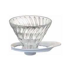 Hario skleněný dripper V60-02 bílý NEW
