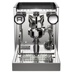 Espressor manual pentru acasă Rocket Espresso Appartamento TCA, văzut din față.