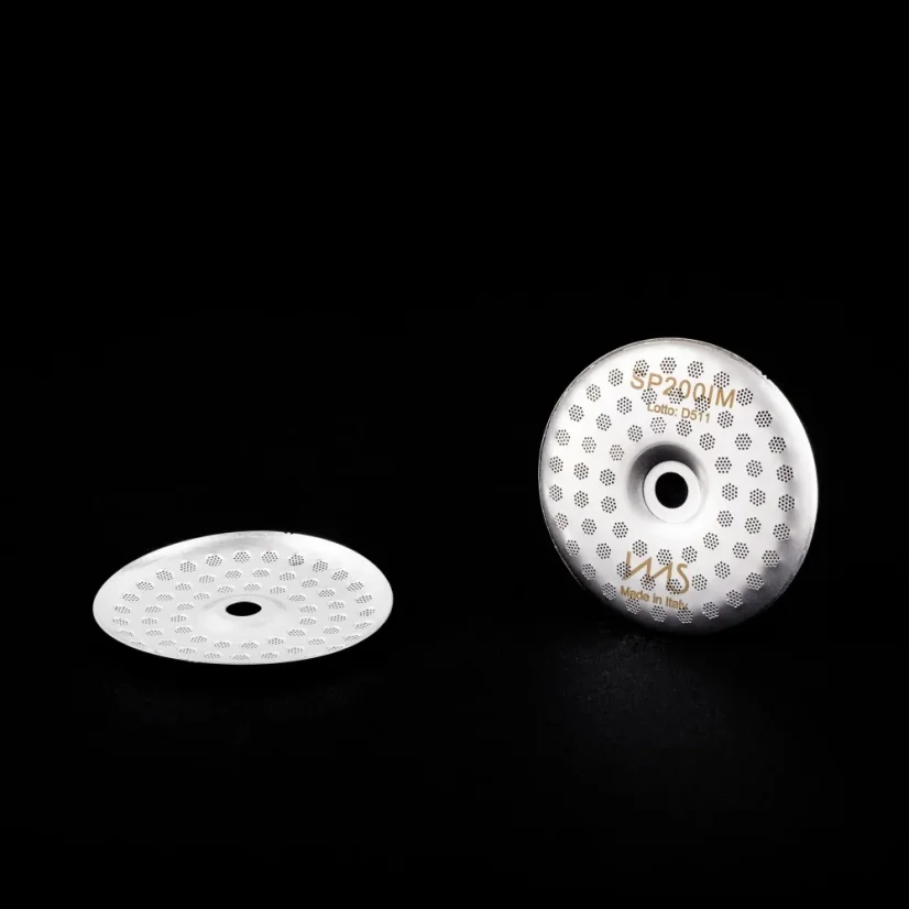 IMS sprcha SP200IM ø 48,8 mm, určená pre kávovary, vyznačujúca sa stredovým otvorom M5.