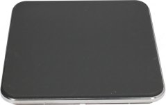Elektresch Kachplack 4000 W 230 V, schwaarz Gusseisen-Kachplack a quadratescher Form mat verchromtem Rand a zwou Uschloossschrauwen Elektresch Kachplack 4000 W 230 V, schwaarz Gusseisen-Kachplack a quadratescher Form mat verchromtem Rand a zwou Uschloossschrauwen