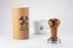 50 mm Heavy Tamper with Zebrano Wood Handle