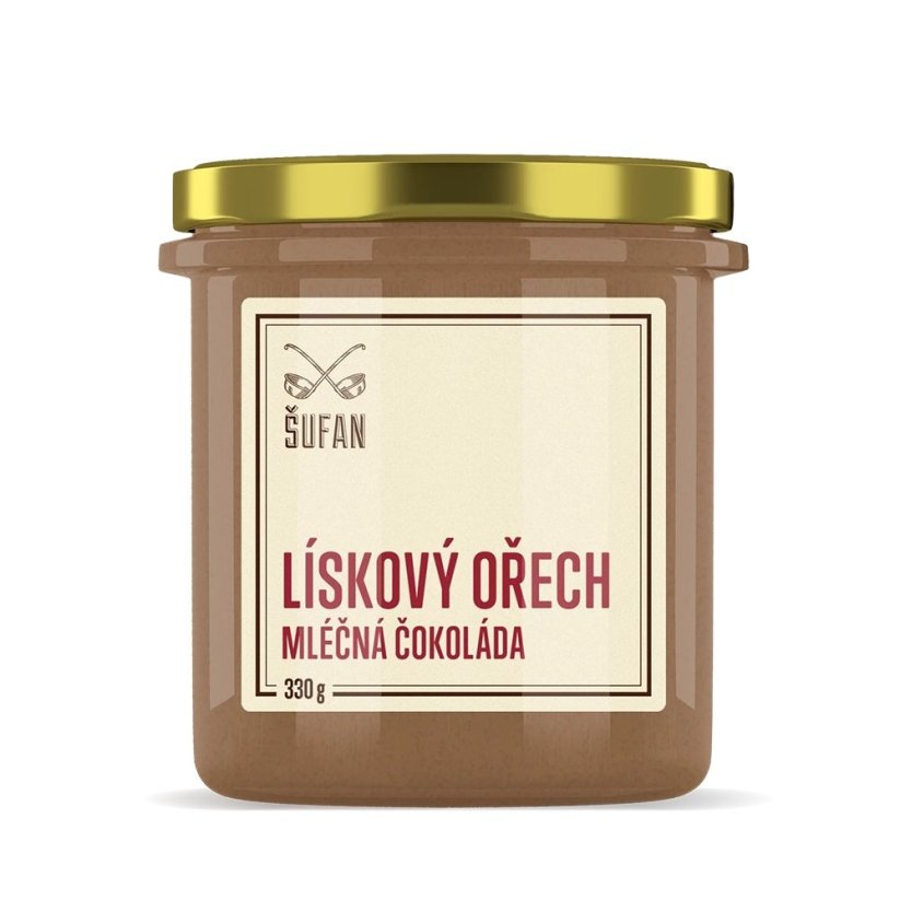 Shufan Lieskový orech s mliečnym čokoládovým maslom 330 g