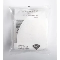 Papierfilter für die Kaffeezubereitung in Origami M.