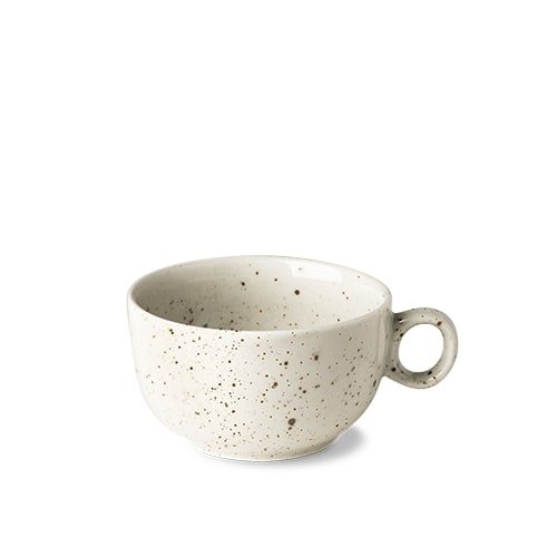 Cup 220ml Lifestyle used + saucer used Color : Beige