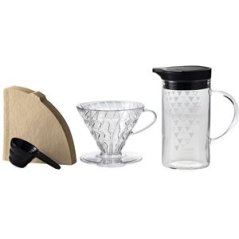 Hario V60 Dripper sada s termokanvicou - kompletný set pre filtrovannú kávu