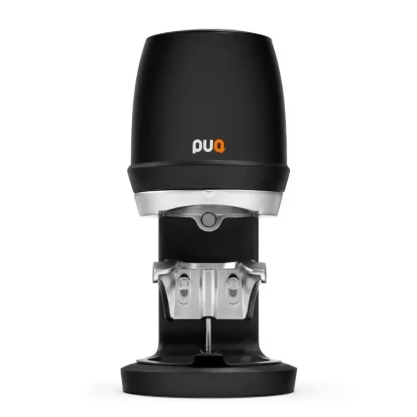 Puqpress Mini pour le tassage automatique du café à domicile.