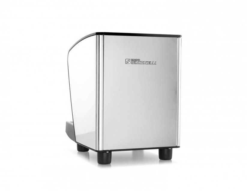 Stainless steel body of the Musica lever coffee machine