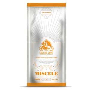 Casa del Caffe FUEGO whole bean coffee 1kg - 55% arabica, 45% robusta