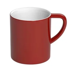 Červený porcelánový hrnček Loveramics Bond s objemom 300 ml.