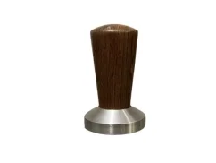 Presse à café manuelle Heavy Tamper Wenge 58,4 mm utilisée, compatible avec les machines à café Bezzera.
