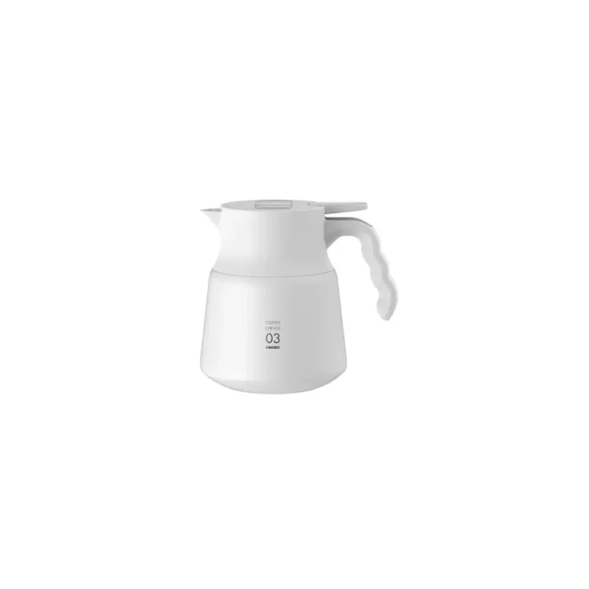 Hario Insulated Server V60-03 Plus nerez 800 ml bílý