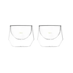 Deux verres Kruve Imagine Set pour boissons lactées d'une capacité de 150 ml, idéaux pour le cappuccino. Deux verres Kruve Imagine Set pour boissons lactées d'une capacité de 150 ml, idéaux pour le cappuccino.
