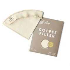Filtro in tessuto aperto per Chemex della marca Ebb, utilizzabile per 6 - 10 tazze.