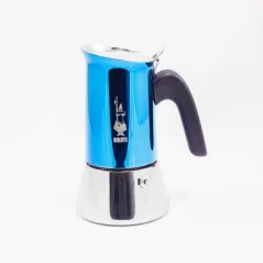 Moka konwiówka Bialetti New Venus Blue na 4 filiżanki w miedzianym kolorze. Moka konwiówka Bialetti New Venus Blue na 4 filiżanki w miedzianym kolorze.