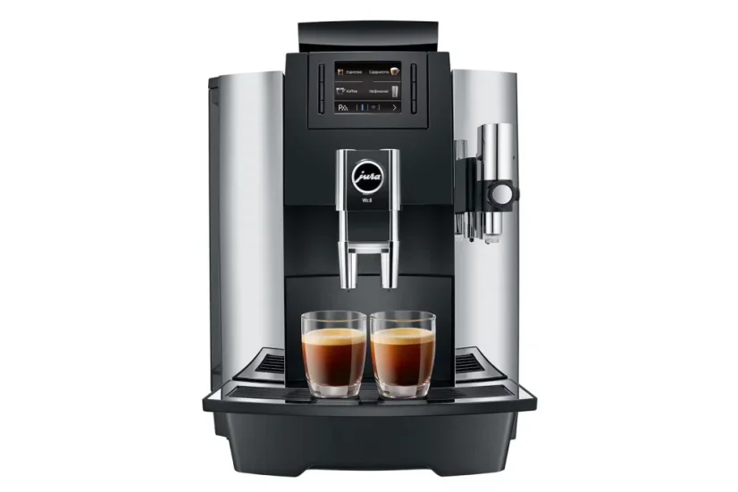 Cafetera automática profesional Jura WE8 Chrome.