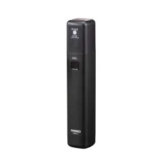 Moulin électrique noir Hario Electro Solo Stick, idéal pour un broyage précis des grains de café.