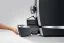 The drip tray can be removed with one hand. It is dishwasher safe.