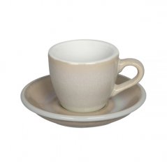 Loveramics Egg - Espresso 80 ml Cup and Saucer - Ivory