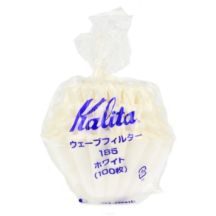 Filtres en papier blanchi pour Kalita 185.