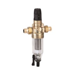 Filtru de apă BWT Protector Mini HWS C/R ½“ cu o presiune minimă de intrare de 2 bari, ideal pentru utilizare casnică. Filtru de apă BWT Protector Mini HWS C/R ½“ cu o presiune minimă de intrare de 2 bari, ideal pentru utilizare casnică.