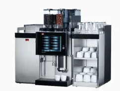 Profesionálny automatický kávovar Melitta Cafina CT8, špecializovaný na prípravu nápoja Lungo.