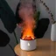 Elektrický aroma difuzér, bílý – sopka/plamen