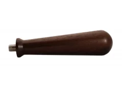 Poignée masculine de portafilter de la marque Heavy Tamper, fabriquée en bois de Wengé avec un filetage M12.