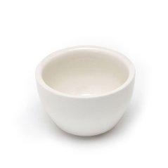 White cupping bowl from Rhinowares.