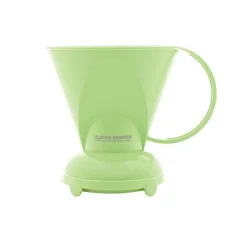 Překapávač Clever dripper plastový L v zelenej farbe s objemom 500 ml.
