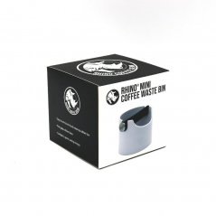 Rhino Mini Coffee Waste Bin coffee decanter white