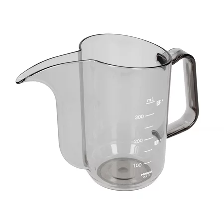 The Hario V60 Drip Kettle Air for coffee brewing is transparent, allowing to monitor the amount of water needed for ideal extraction.