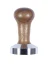 Pisón manual Heavy Tamper Classic Nogal de 58 mm, adecuado para cafeteras Elektra.