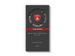 Original Verpackung fir Schleifsteng vun der Mark Eureka mat enger Gréisst vu 50mm