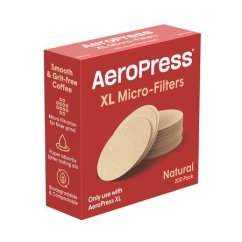 Filtres en papier naturels pour Aeropress XL.