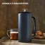 Espro French Press w czarnym kolorze o pojemności 530 ml to idealny pomocnik dla miłośników kawy, którzy cenią sobie jakość wykonania i elegancki design.